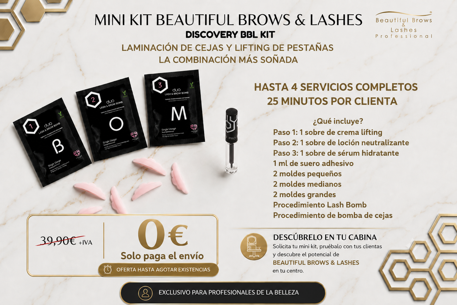 Oferta Discovery Mini Kit Beautiful Brows & Lashes